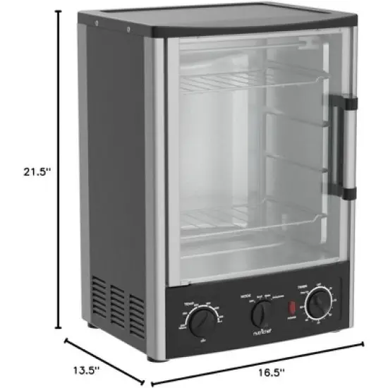 NutriChef 24+ Quart Vertical Rotisserie Oven - Multi-Function Countertop Cooker with Bake, Roast & Broil image {1}