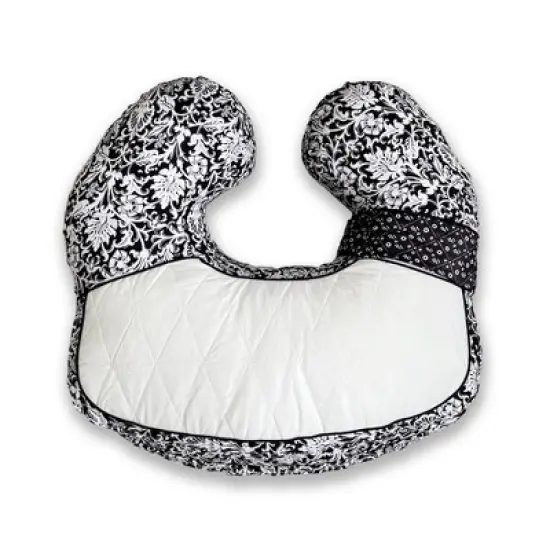 The All New Hugaboo HUG4352 Nursing Pillow, Black Floral image {2}