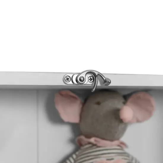 Wall Mount Folding Desk Cabinet with Blackboard White - Danya B. image {16}