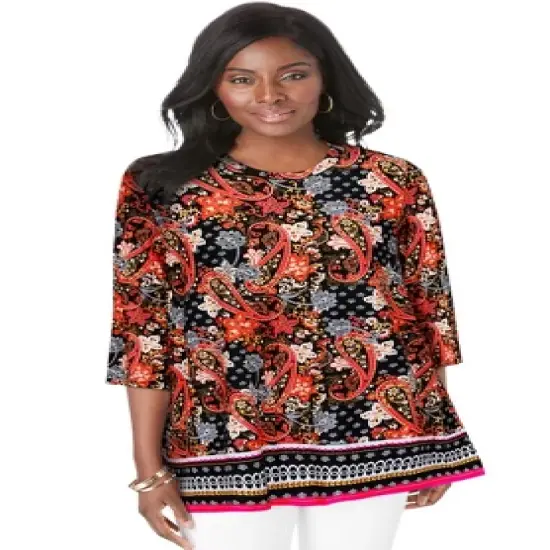 Jessica London Women&rsquo;s Plus Size Swing Tunic image {10}