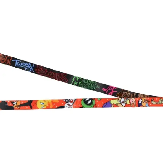 Looney Tunes Character Design Reversible Clear ID Badge Lanyard image {3}