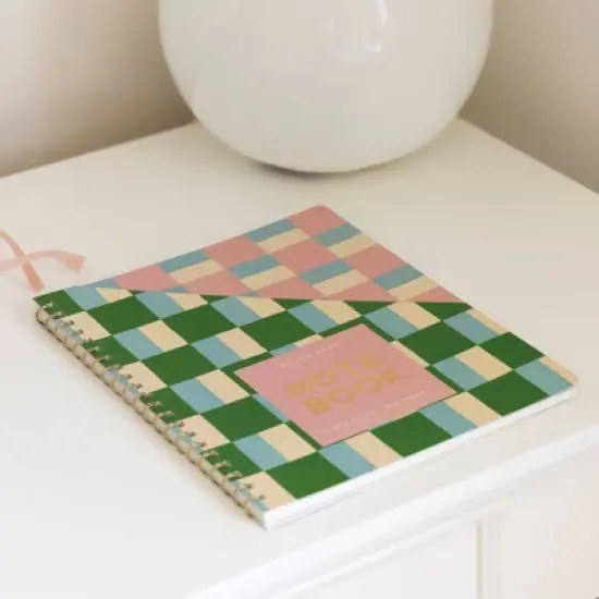 FRINGE Color Block Checks Notebook, School Supplies image {1}