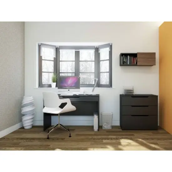 Next 3 Drawer Filing Cabinet Black - Nexera image {3}