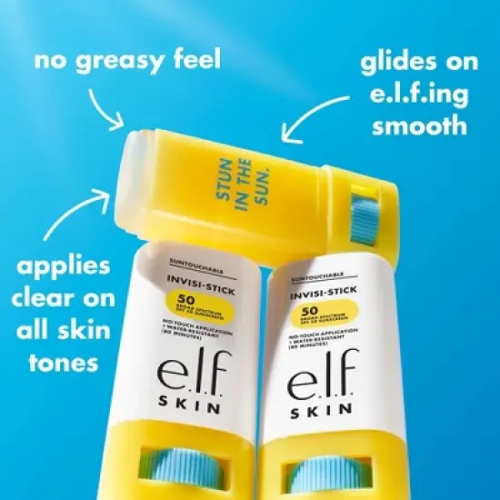 e.l.f. Suntouchable Invisi-Stick Sunscreens - SPF 50 - 0.63oz image {5}