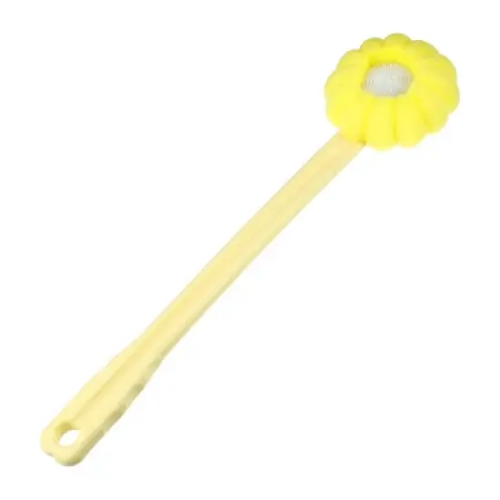 Unique Bargains Long Handle Bath Brush for Shower 14.96" Length 1 Pc image {8}