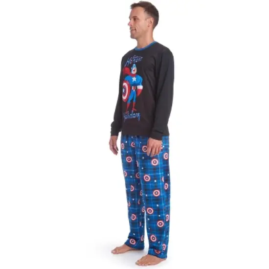Marvel Spider-Man,Avengers Christmas Adult Pajama Shirt and Pants Sleep Set  image {2}