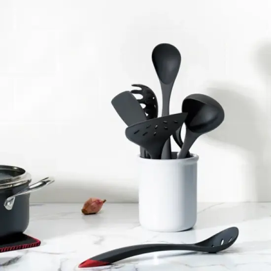 Cuisipro Fiberglass Pasta Server, Black image {3}