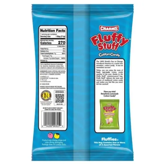 Fluffy Stuff Cotton Candy Bag - 12ct/30oz image {1}