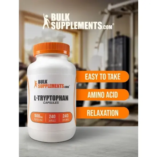 BulkSupplements L-Tryptophan Capsules image {4}