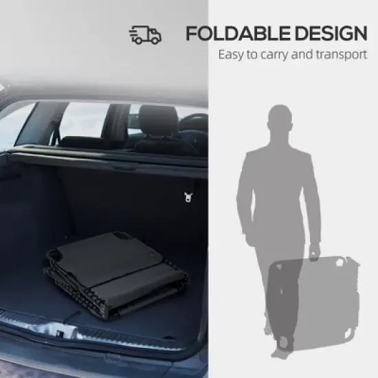 TIRAMISUBEST 2-Pack Folding Chaise Lounge Chairs with 5 Adjustable Positions, Reading Hole & Side Pocket for Beach/Patio/Yard, Gray image {2}