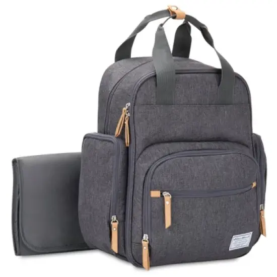Eddie Bauer Canyon Summit Convertible Diaper Bag Backpack - Gray image {2}