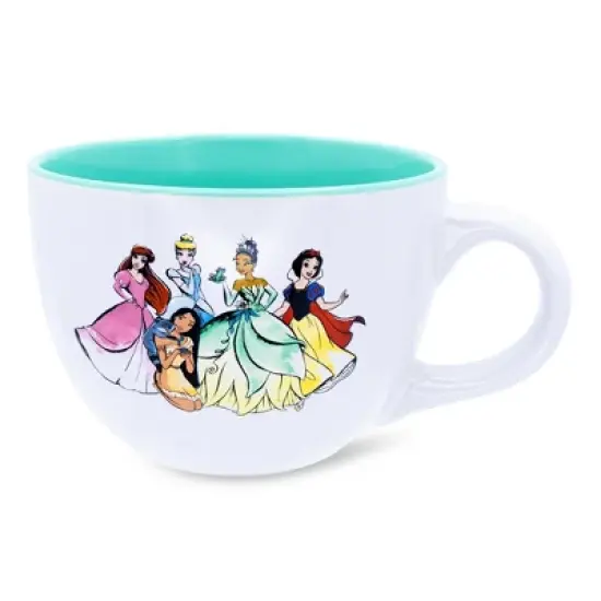 Silver Buffalo Disney Princess 24oz Ceramic Soup Mug image {8}