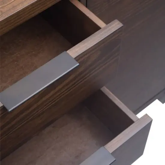 54" Fabian Sideboard Buffet Warm Walnut Brown - WyndenHall image {3}