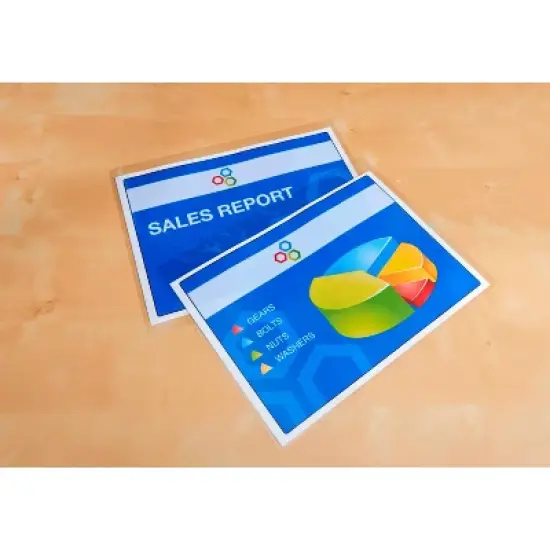 Scotch Self-Sealing Laminating Pouch, 2-4/5 x 4 Inches, Clear, Pack of 25 image {2}