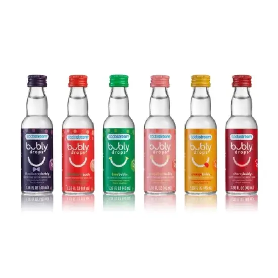 SodaStream Bubly Drops - Variety Pack - 6pk/1.36 fl oz image {1}