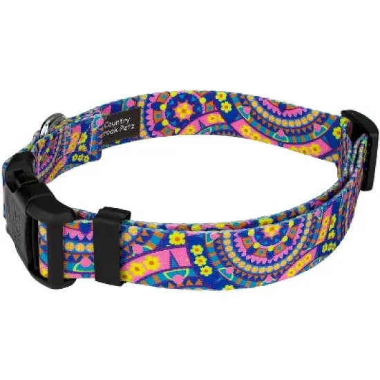 Country Brook Petz Deluxe Dog Collar - Groovy Collection image {2}
