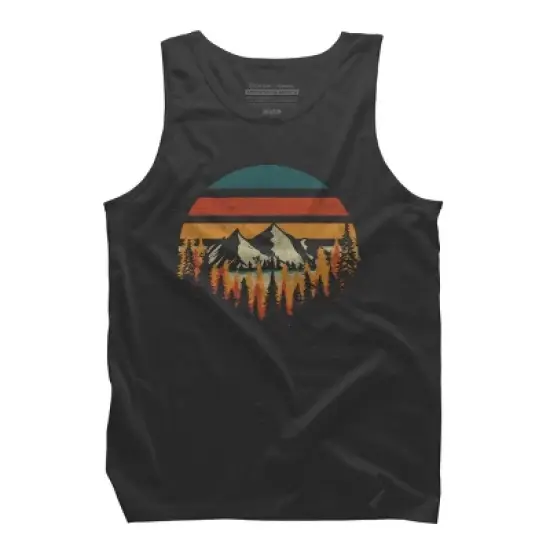 Men's Design By Humans Deeply Wild By orangedan Tank Top image {5}