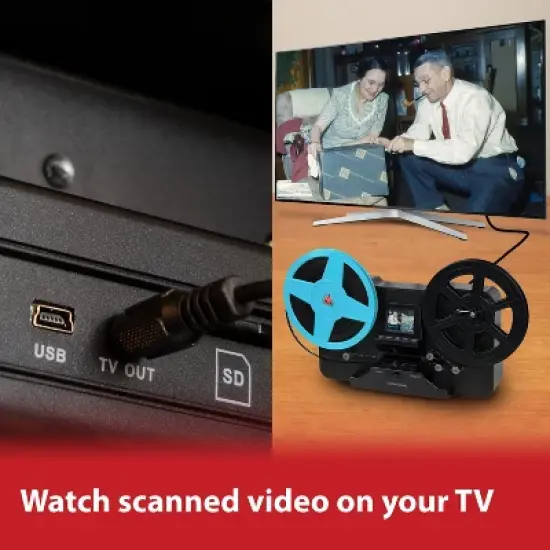 Magnasonic Super 8/8mm Film Scanner, Converts 3", 5" and 7" Super 8/8mm Movie Reels into Digital Video(FS81) image {5}