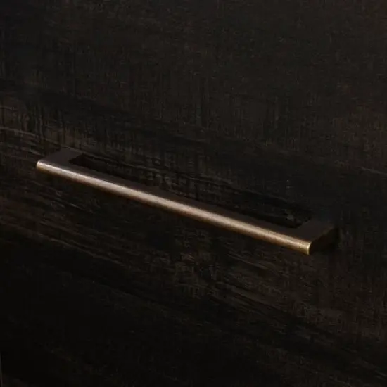 Gravity 2 Drawer Nightstand Rubbed Black - South Shore image {6}