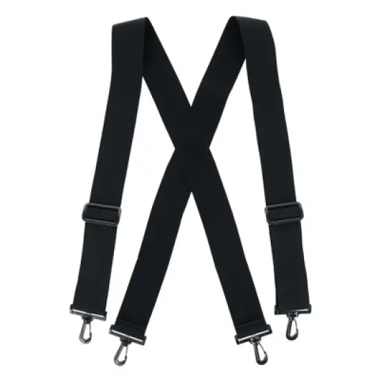 CTM Elastic Undergarment TSA Compliant Suspenders with Swivel Hook Ends image {4}