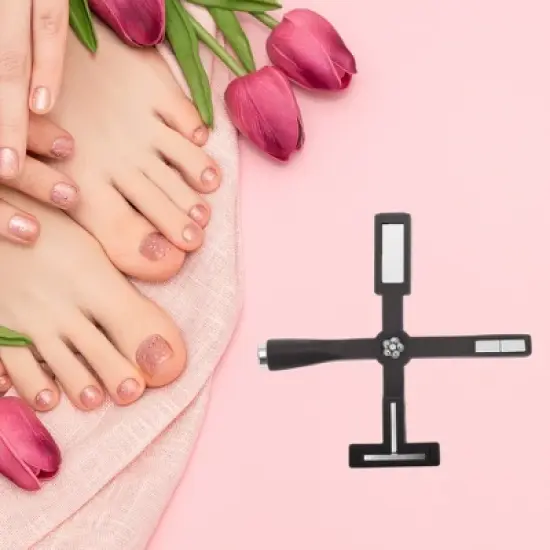 Unique Bargains Multifunctional Cross Shape Nail Magnet 1 Pc image {4}