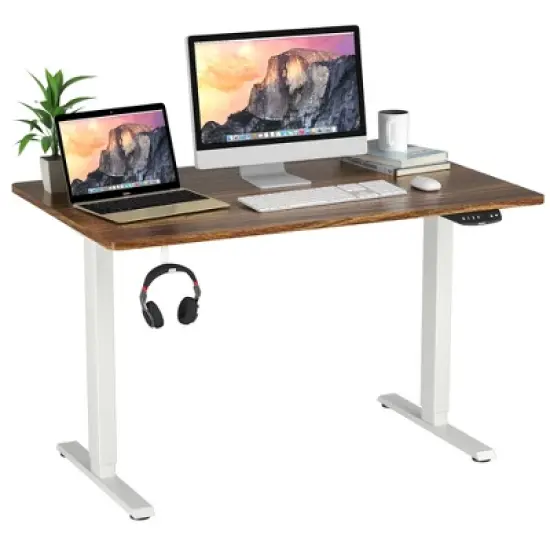 Costway Electric Adjustable Standing up Desk Dual Motor w/ Controller image {11}
