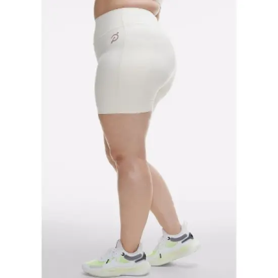 Peloton Women's Cadent 7" High Rise Pocket Bike Short, Pearl image {6}