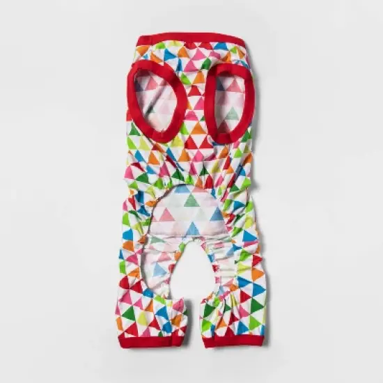 Colorful Triangle Print Dog and Cat Pajamas - Wondershop&trade; image {2}