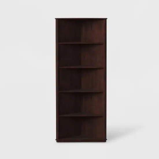 78" Mcafee Contemporary 5 Tier Corner Bookshelf - HOMES: Inside + Out image {2}