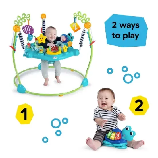 Baby Einstein Ocean Explorers Curiosity Cove 2-in-1 Activity Jumper image {17}