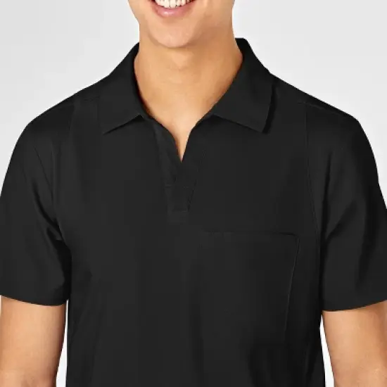 Wink Men's Collar Scrub Top image {4}