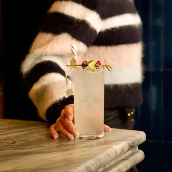 Bormioli Rocco Exclusiva Tom Collins Glasses - Set of 12, Laser Cut Thin Rim, Secure Edge Thermal Strong Rims - 16oz Star Glass Tumblers image {2}