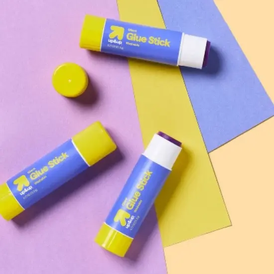 12ct Giant Glue Sticks Disappearing Purple - up&up&trade; image {1}