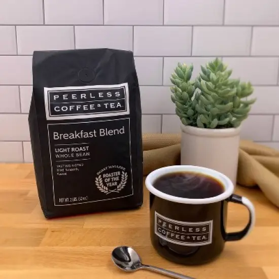 Peerless Breakfast Blend Light Roast Whole Bean Coffee - 32oz image {3}