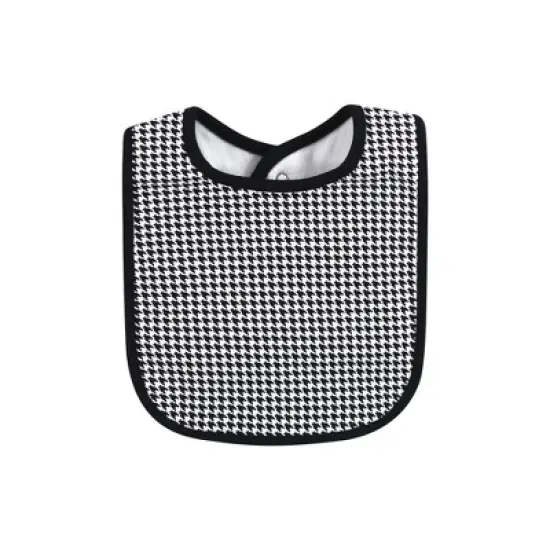 Hudson Baby Infant Girl Cotton Bib and Headband or Caps Set, Scottie Dog, One Size image {4}