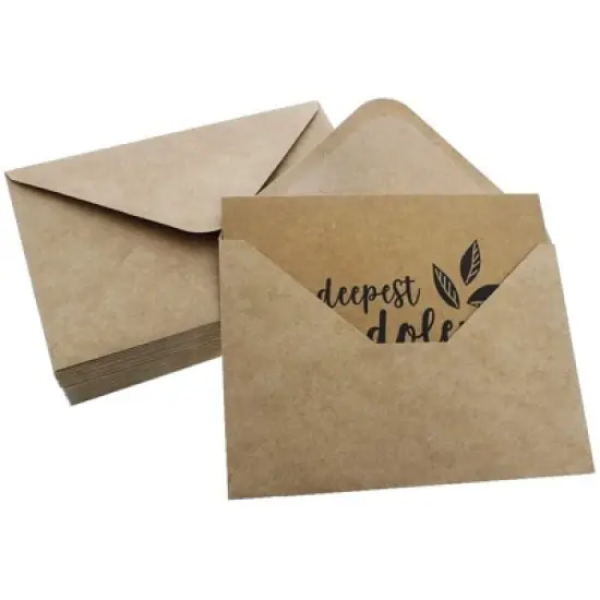 Juvale 36 Pcs Sympathy Cards, Kraft Paper Floral Bird Greeting Cards & Envelopes image {3}