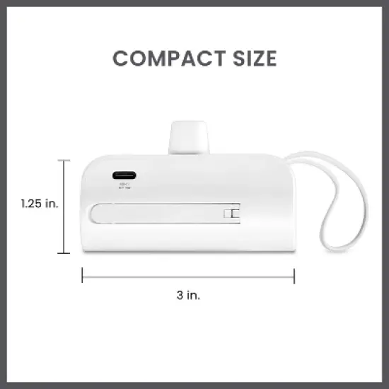 Travel Smart Phone Stand 5000mAh Power Bank: Built-In Cable, Charges 2 Devices Simultaneously image {6}
