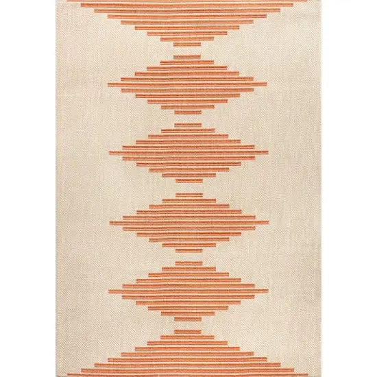 Vinales Diamond Stripe Indoor/Outdoor Area Rug - JONATHAN Y image {1}