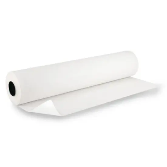 School Smart Butcher Kraft Paper Roll, Uncoated, 40 lbs, 18 Inches x 1000 Feet, White image {3}