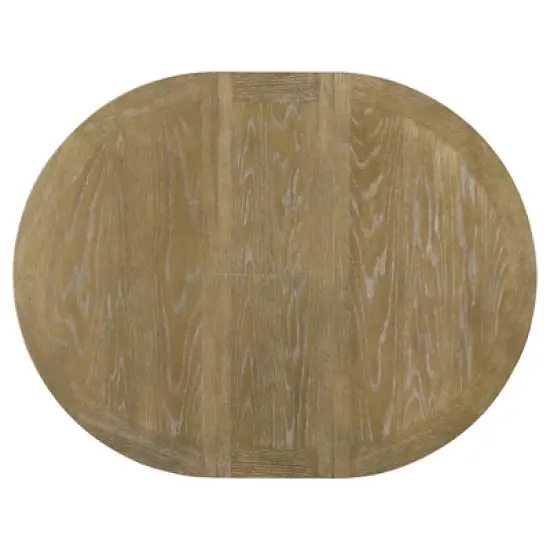 5 PCS Extendable Wood Dining Table Set with Round Table and 4 Upholstered Chairs-ModernLuxe image {9}