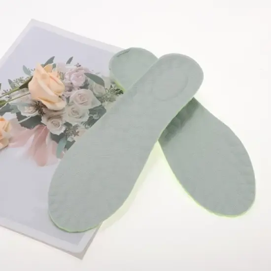 Unique Bargains 6D Height Increase Shoe Inserts Fit Shoe Green Gray 1 Pair image {5}