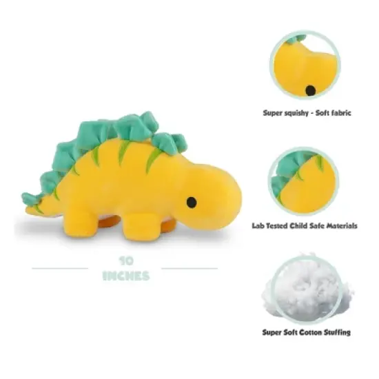 Avocatt Yellow Stegosaurus Plush image {1}
