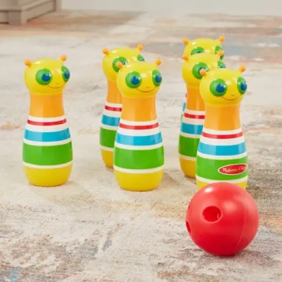 Melissa & Doug Rainbow Caterpillar Bowling Set image {7}