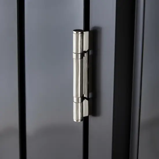 Outdoor Storage Shed, 3 x 3 FT Metal Steel Garden Shed with Single Lockable Door, Small Shed Outdoor Steel Utility Tool Shed for Backyard Garden Lawn image {13}