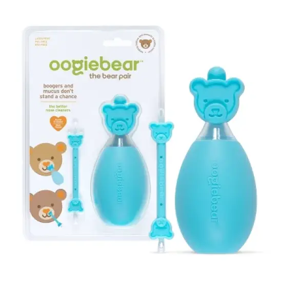 oogiebear The Bear Pair 2-in-1 Bulb Aspirator and Booger Picker Combo - 2pc image {5}