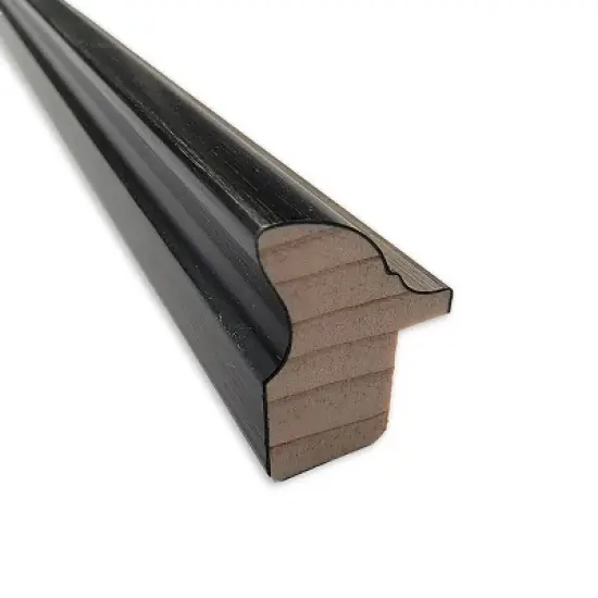 Amanti Art Theo Black Silver Narrow Framed Dry Erase Magnetic Board image {2}