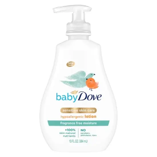 Baby Dove Sensitive Moisture Fragrance-Free Lotion image {12}