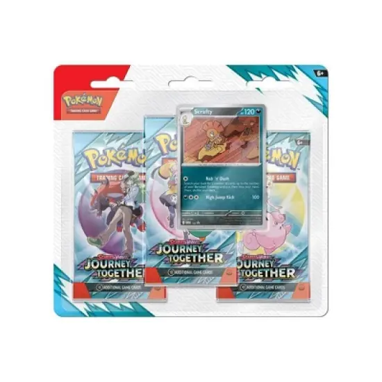 Pok&eacute;mon Trading Card Game: Scarlet & Violet&mdash; Journey Together Three Booster Blister Scrafty image {3}