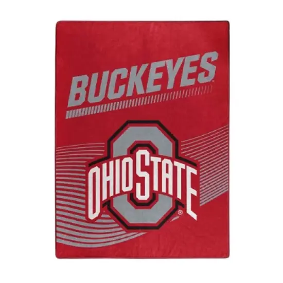 Sweet Home Collection NCAA Ohio State Buckeyes Microfiber Plush Throw Blanket image {7}