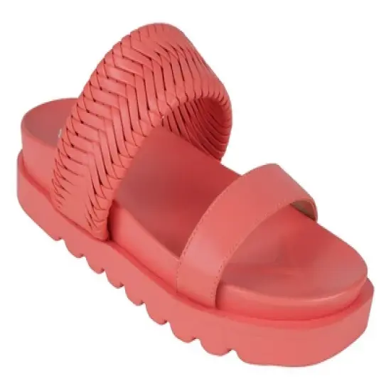 GC Shoes Jojo Double Band Slide Platform Sandals image {7}